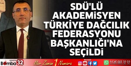 Türkiye Dağcılık Federasyonu Başkanlığı'na seçildi