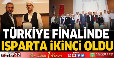 Türkiye finalinde Isparta ikinci oldu