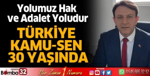 Türkiye Kamu-Sen 30 yaşında