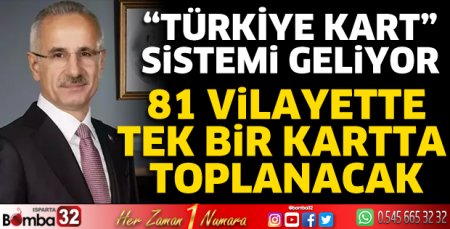 Türkiye Kart sistemi geliyor