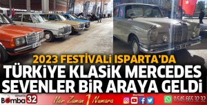 Türkiye Klasik Mercedes Sevenler Kulübünden festival