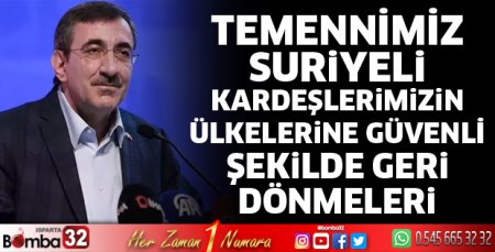 Türkiye olarak Suriye'deki gelişmeleri yakından takip ediyoruz