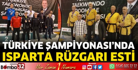 Türkiye Şampiyonası'nda Isparta rüzgarı esti