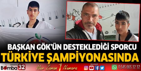 Türkiye şampiyonasında mücadele etti