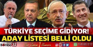 Türkiye seçime gidiyor! Kesin aday listesi açıklandı.