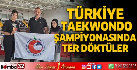 Türkiye Taekwondo Şampiyonası'nda ter döktüler