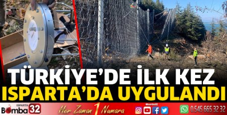 Türkiye’de ilk kez Isparta’da uygulandı