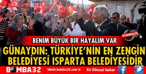 TÜRKİYE’NİN EN ZENGİN BELEDİYESİ ISPARTA BELEDİYESİDİR