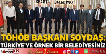 Türkiye’ye örnek bir belediyesiniz