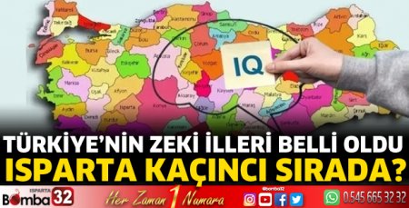 Türkiye'nin en zeki illeri belli oldu