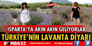 TÜRKİYENİN LAVANTA DİYARINA ZİYARETÇİ AKINI