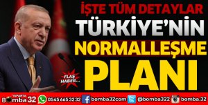 TÜRKİYE'NİN NORMALLEŞME PLANI