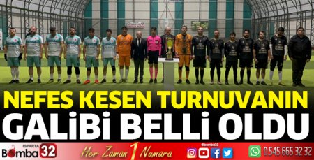 Turnuvanın galibi belli oldu
