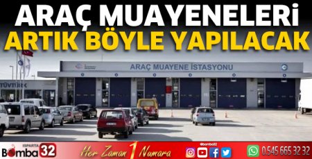 TÜVTÜRK’ten, araç muayenelerinde yenilik
