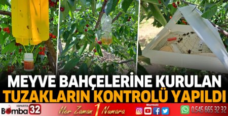 Tuzakların kontrolü yapıldı
