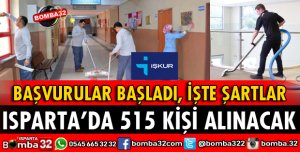 TYP KAPSAMINDA 515 KİŞİ ALINACAK