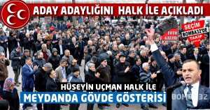UÇMAN'DAN MEHTERANLI ADAYLIK AÇIKLAMASI