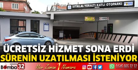 Ücretsiz hizmet sona erdi