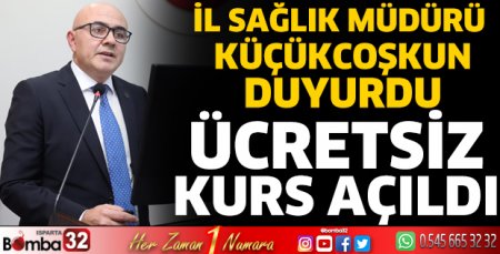 Ücretsiz kurs açıldı