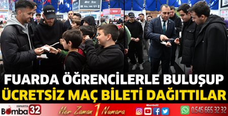 Ücretsiz maç bileti dağıttılar 
