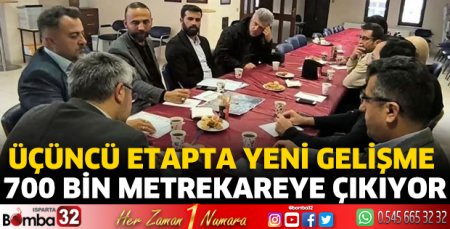 Üçüncü etapta yeni gelişme 
