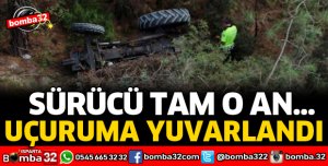 UÇURUMA YUVARLANDI