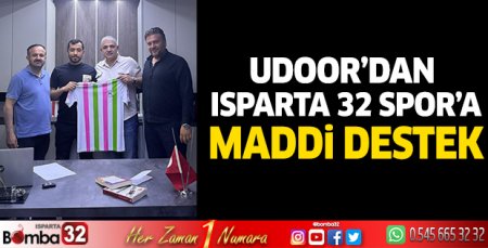 Udoor’dan Isparta 32 Spor’a maddi destek