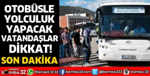 ULAŞIMDA YÜZDE 50 SINIRI KALDIRILDI