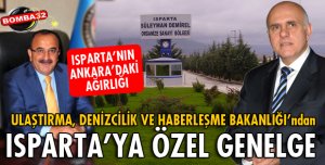 Ulaştırma Bakanlığı'ndan Isparta'ya özel genelge