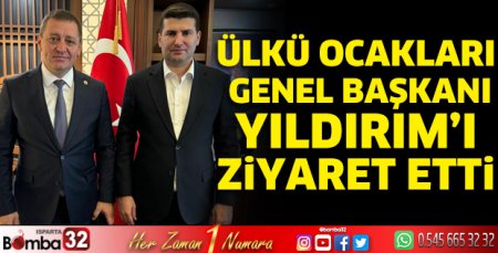 Ülkü Ocakları Genel Başkanı Yıldırım’ı ziyaret etti