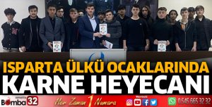 Ülkü Ocaklarında karne heyecanı
