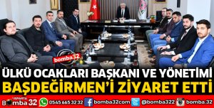ÜLKÜ OCAKLARINDAN BAŞKAN BAŞDEĞİRMEN'E ZİYARET