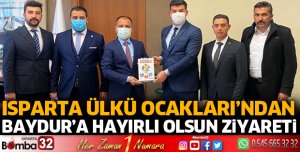 ÜLKÜ OCAKLARINDAN MÜDÜR BAYDUR'A ZİYARET