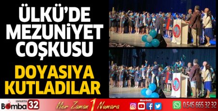 Ülkü'de mezuniyet coşkusu