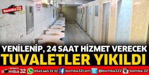 ULU CAMİ TUVALETLERİNİN YIKIMI GERÇEKLEŞTİRİLDİ