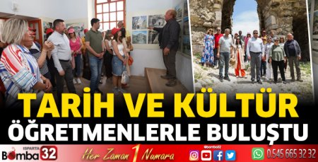 Uluborlu’da Tarih ve Kültür Öğretmenlerle Buluştu