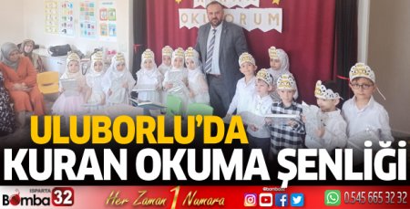 Uluborlu'da Kuran okuma şenliği