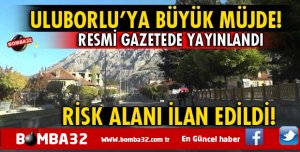ULUBORLU'YA MÜJDE VAR 