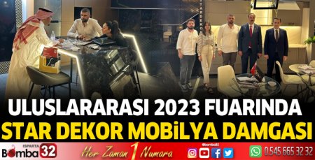 Uluslararası 2023 Fuarında Star Dekor Mobilya damgası