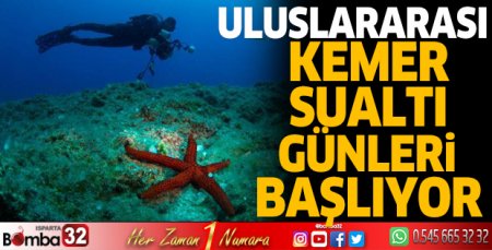 Uluslararası Kemer Sualtı Günleri başlıyor