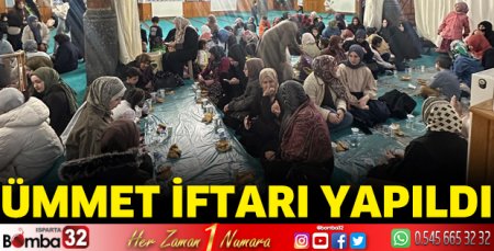 Ümmet iftarı yapıldı