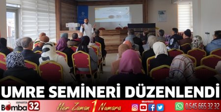 Umre semineri düzenlendi
