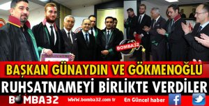 UMUT ÇETİN AVUKAT RUHSATINI ALDI