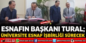ÜNİVERSİTE ESNAF İŞBİRLİĞİ SÜRECEK