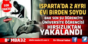 ÜNİVERSİTE ÖĞRENCİSİ HIRSIZLIKTAN YAKALANDI