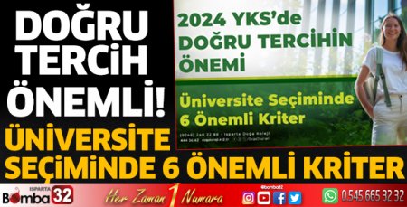 Üniversite seçiminde 6 önemli kriter