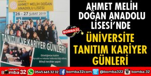 ÜNİVERSİTE TANITIM GÜNLERİ BAŞLIYOR