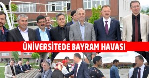Üniversitede bayram havası devam ediyor