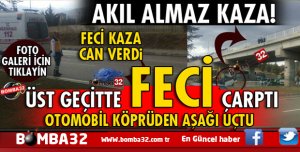 ÜNİVERSİTEDE FECİ KAZA   1 ÖLÜ 