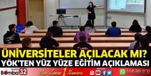 Üniversiteler açılacak mı?